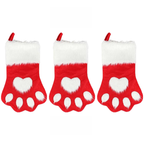 Christmas Dog Paw Stocking