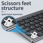 Slim Wireless Bluetooth Rechargeable Keyboard Mouse Set
