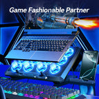 Laptop Cooling Pad 12 Fans Adjustable Stand