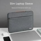 Laptop Sleeve Multi-Pocket Polyester Zipper Protective Case