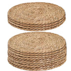 Rattan Placemats Handwoven Round Heat Resistant Mats