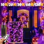 Halloween Fairy Lights with Purple Orange Lights