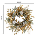 Christmas Wreath Artificial Pine Cone Round