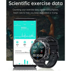 Smart Watch Men Bluetooth Heart Rate Fitness Tracker