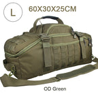 Tactical Backpack with 60L Waterproof 600D Polyester