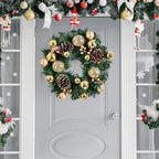 Christmas Wreath Round Silk Holiday Decoration