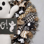Halloween Wreath Ghost Doll Indoor Decoration