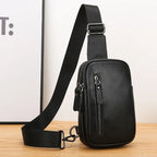Chest Bag Genuine with Cowhide Leather Small