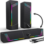 Computer Speaker RGB Light Subwoofer Bluetooth Soundbar