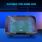 Laptop Cooling Pad Adjustable Stand with 5 Fans