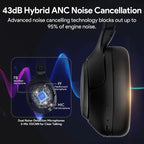 Wireless Headphones Bluetooth with 5.4 Hi-Res Noise Cancelling