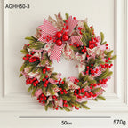 Christmas Wreath LED Light Pinecone Garland