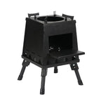 Camping Wood Stove Foldable with Firewood Grill