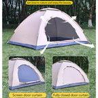 2-Person Camping Tent with Windproof Portable