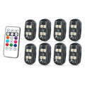 Wireless Strobe Lights with LED RGB Set