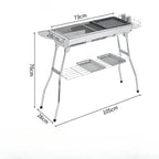 Portable Folding Charcoal Grill