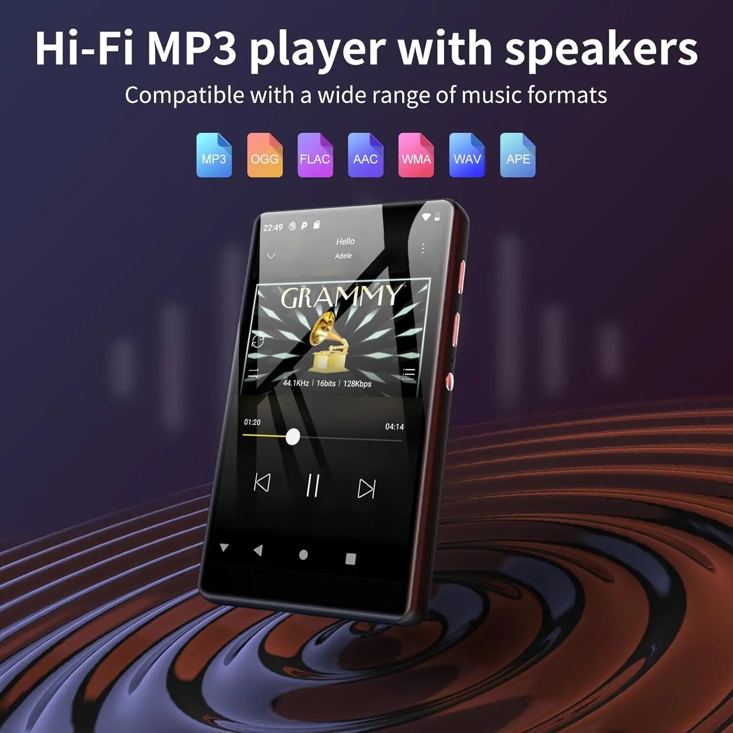 MP3 Player Bluetooth WiFi Touchscreen Large Storage