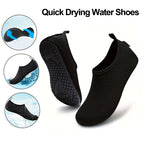 Swimming Black Shoes Quick-Dry Anti-Slip Unisex (Shoe Size: 40-41)