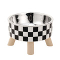 Best Cat Dog Feeder Bowl Raised Stainless Steel Stand | Buy Online at Furniture Things Australia