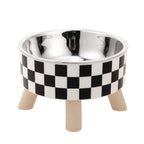 Best Cat Dog Feeder Bowl Raised Stainless Steel Stand | Buy Online at Furniture Things Australia