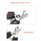 Pet Nail Clippers Stainless Steel Dog Cat Grooming Scissors