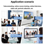 Webcam 1080P HD USB with Microphone Tripod