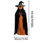 Halloween Pumpkin Man with Hanging Cloth Decoration