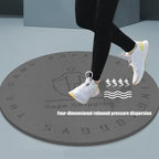 Jump Rope Mat Shock-Absorbing Round TPE