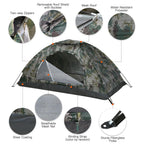 Camping Tent Ultralight with Single UPF30+
