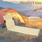 Beach Chair Foldable with Oxford Reclining