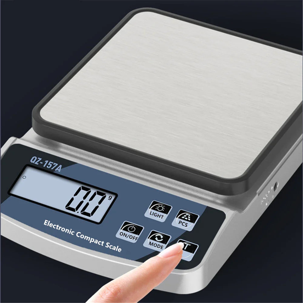 Digital Kitchen Scale with Precision USB Rechargeable Waterproof