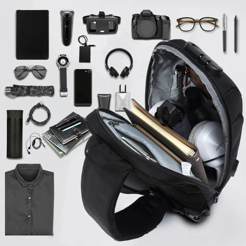 Shoulder Bag Anti-Theft Waterproof Crossbody Sling