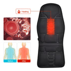 Massage Cushion Electric Heating Vibrating Back Relief Pad