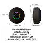 Bluetooth Portable Waterproof Speaker Suction Cup Bathroom Loudspeaker