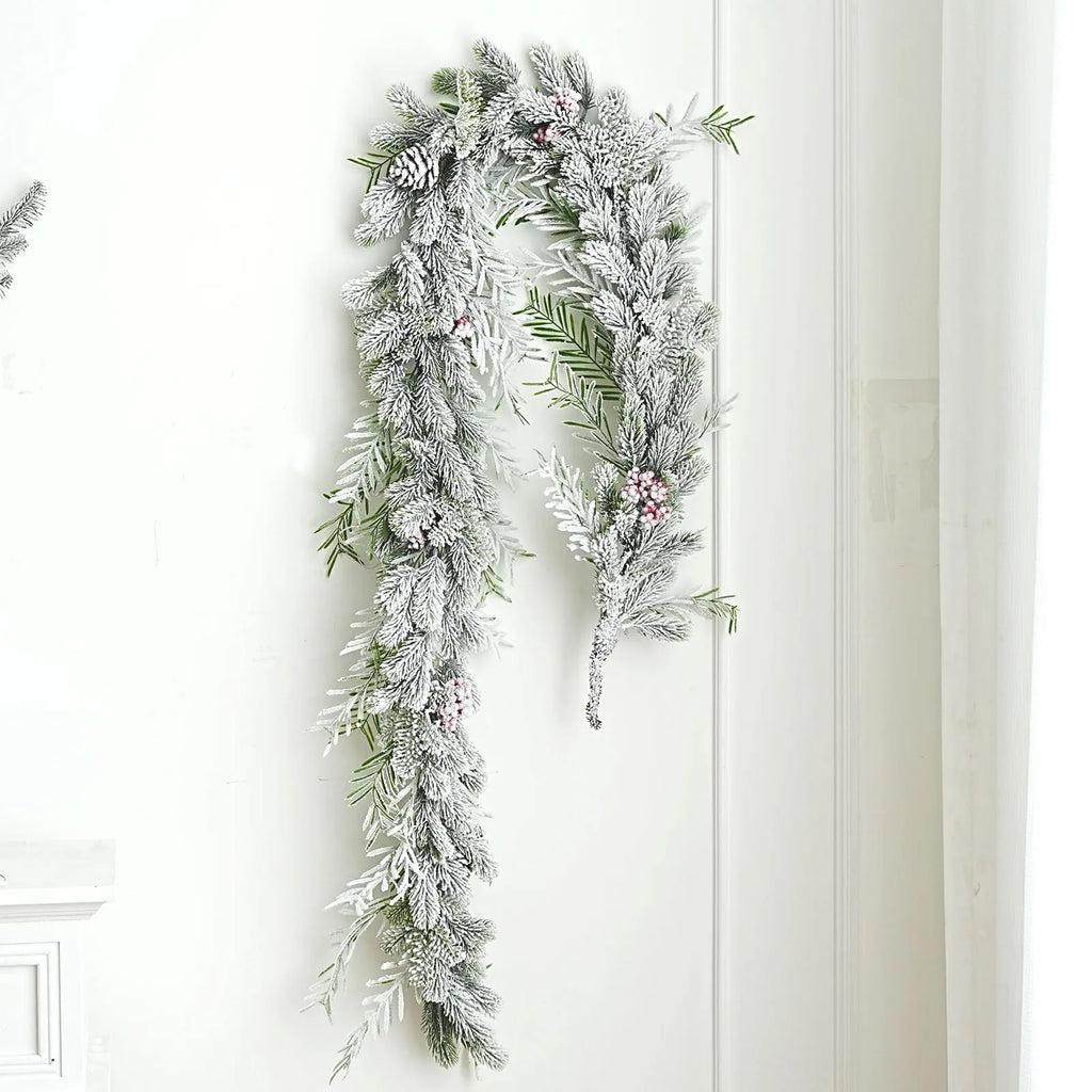 Christmas Wreath with Cold Berry Rattan