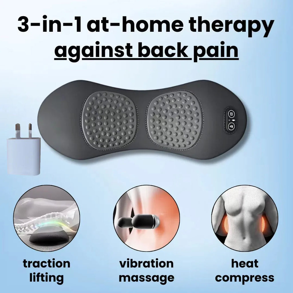 Back Massager with 3-in-1 Deep Tissue Sleeping Support