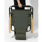 Camping Chair Folding with Recliner Adjustable Armrest