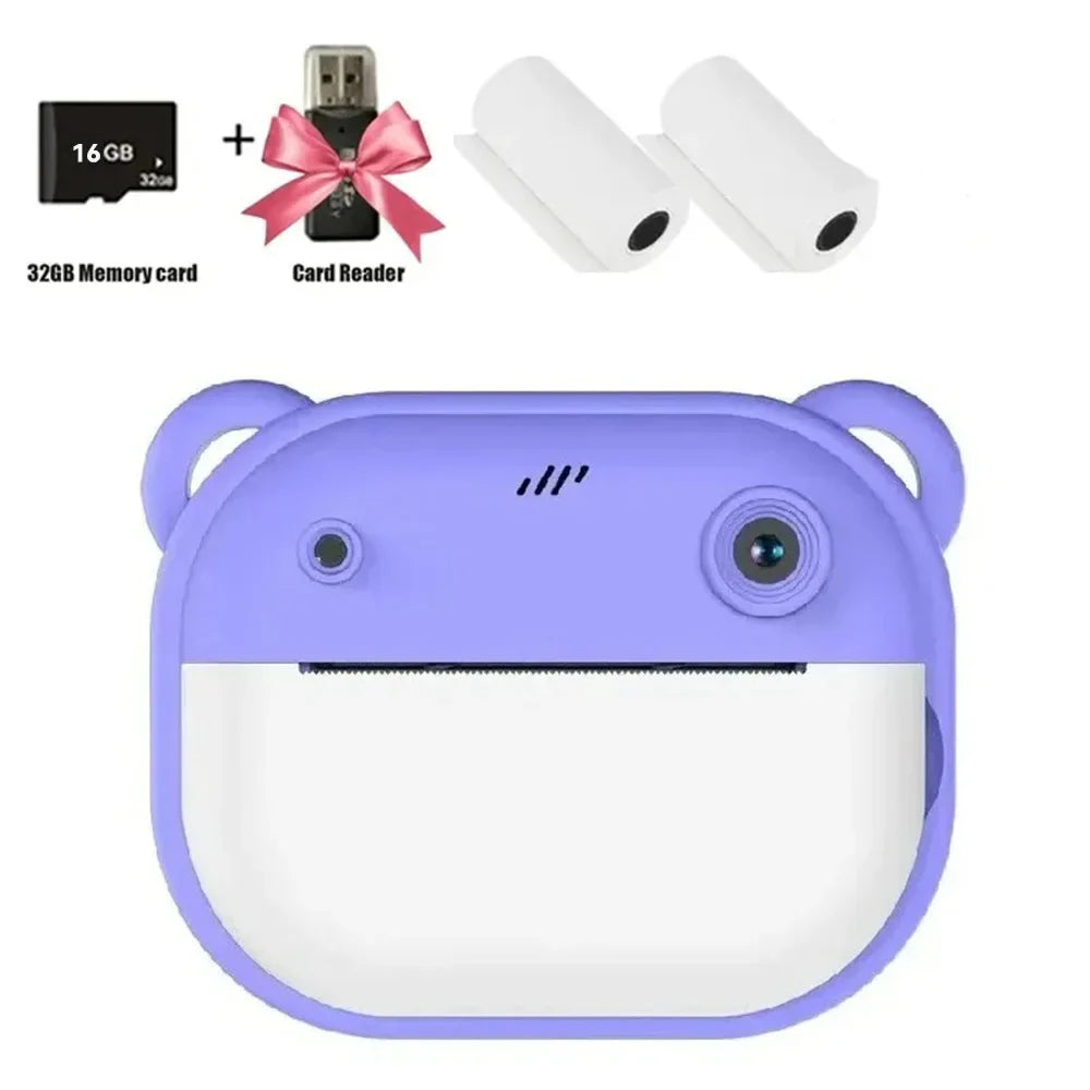 Camera Kids Digital Instant Print Photo Video