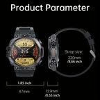 Smart Watch Men Bluetooth Heart Rate Fitness Tracker