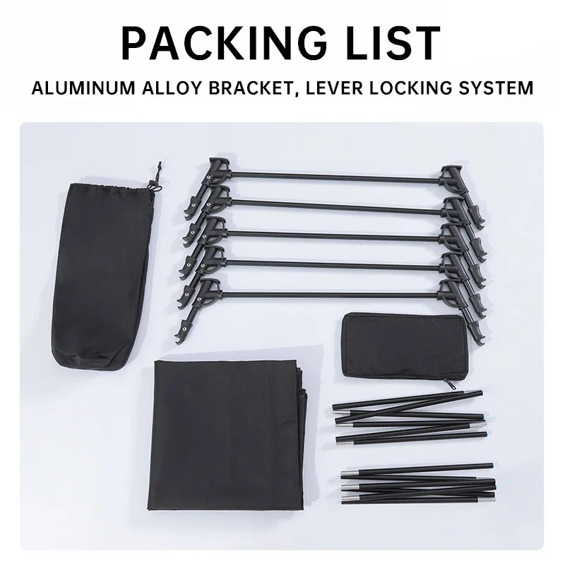 Camping Folding Bed (Black)