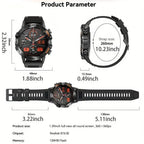 Smart Watch Bluetooth Call Fitness Tracker Waterproof