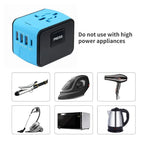 Travel Adapter Universal Plug with USB Type-C Ports
