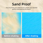Beach Mat Waterproof with Extra Large Folding