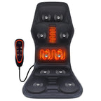 Back Massager with Electric Heating Vibration Cushion