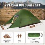 Outdoor Camping Tent with Ultralight Waterproof for 2 Person