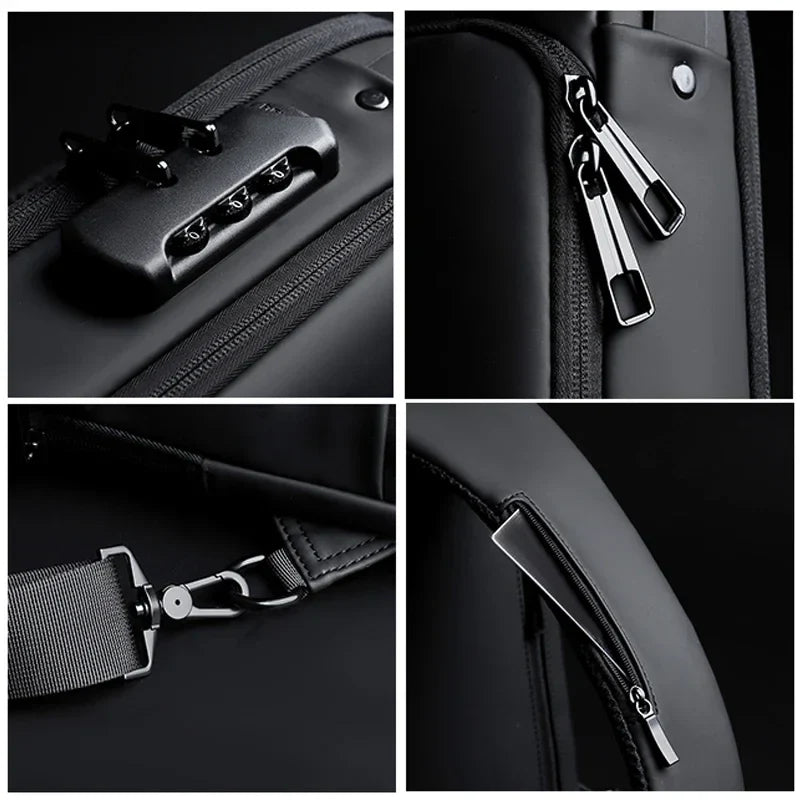 Shoulder Bag Anti-Theft USB Travel Crossbody