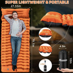 Camping Sleeping Pad with Foot Pump Pillow