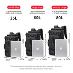 Backpack with 70L Large Capacity for Hiking