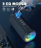 Bluetooth Speaker with Portable Wireless Bass