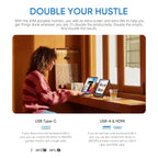 Portable Monitor Screen IPS Display USB-C HDMI 15.6"